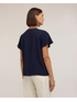 Blusa con escote en V y mangas de vuelo image number 1