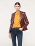 Blazer monopetto effetto pelle image number 2