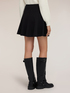 Milano stitch panelled mini skirt image number 1