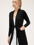 Long cardigan with belt image number 2