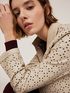 Openwork jacket in coated fabric image number 3