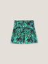 Jungle pattern viscose shorts image number 4