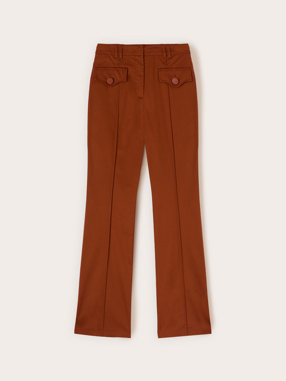 Pantalon flare avec poches