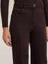 Pantaloni palazzo in drill con piega stirata image number 3