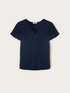 V-neck blouse with flared sleeves image number 4