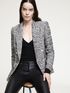 Zweireihige Oversize-Jacke aus Lurex-Tweed image number 0