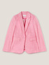 Long cotton linen blazer jacket image number 4