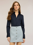 Cotton poplin shirt image number 0