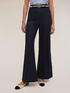 Pantaloni wide leg misto lino image number 2