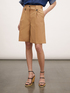 Bermuda shorts with loops and buttons image number 0