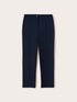 Regular pants in cr&ecirc;pe fabric image number 3