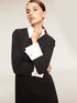 Structured dress with collar and cuffs image number 3
