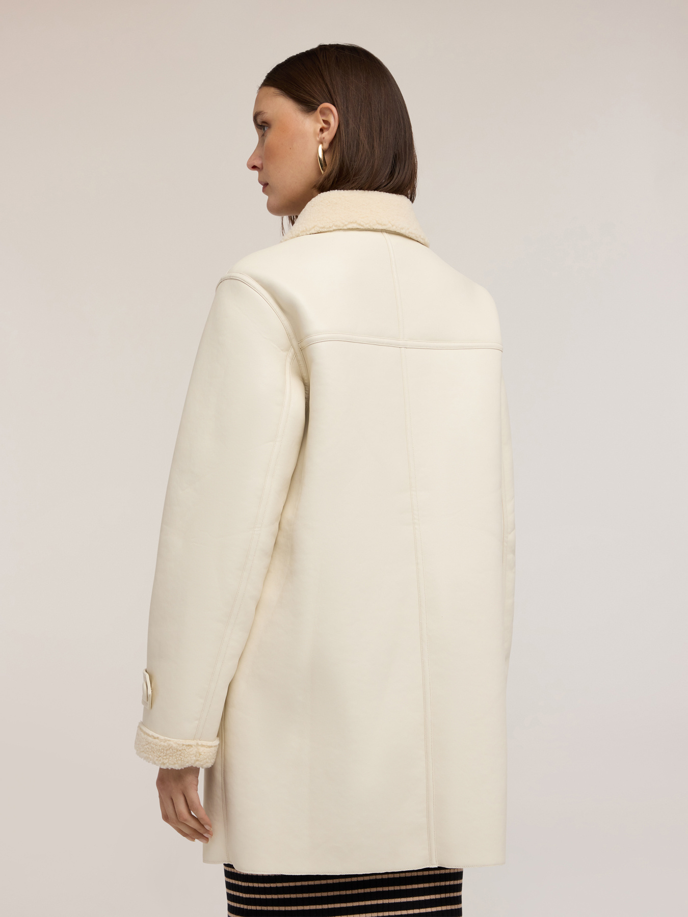 Shearling effect coat image number 2