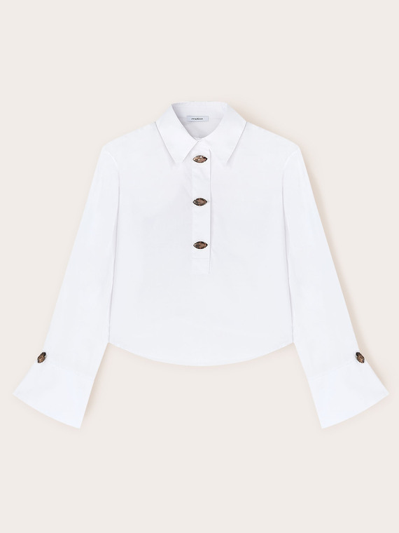 Chemise oversize avec pierres