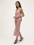 Jacquard satin top image number 3