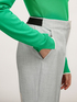 Pantalón con pierna recta de color liso image number 2