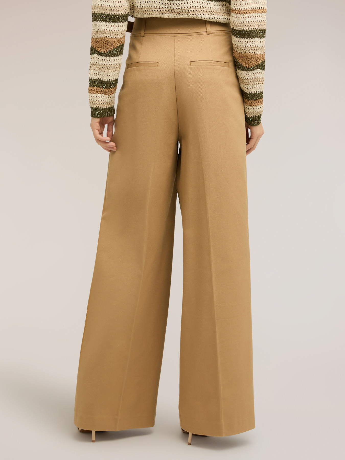 Palazzo pants with high waist image number 1