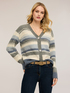 Striped wool blend jumper image number 0