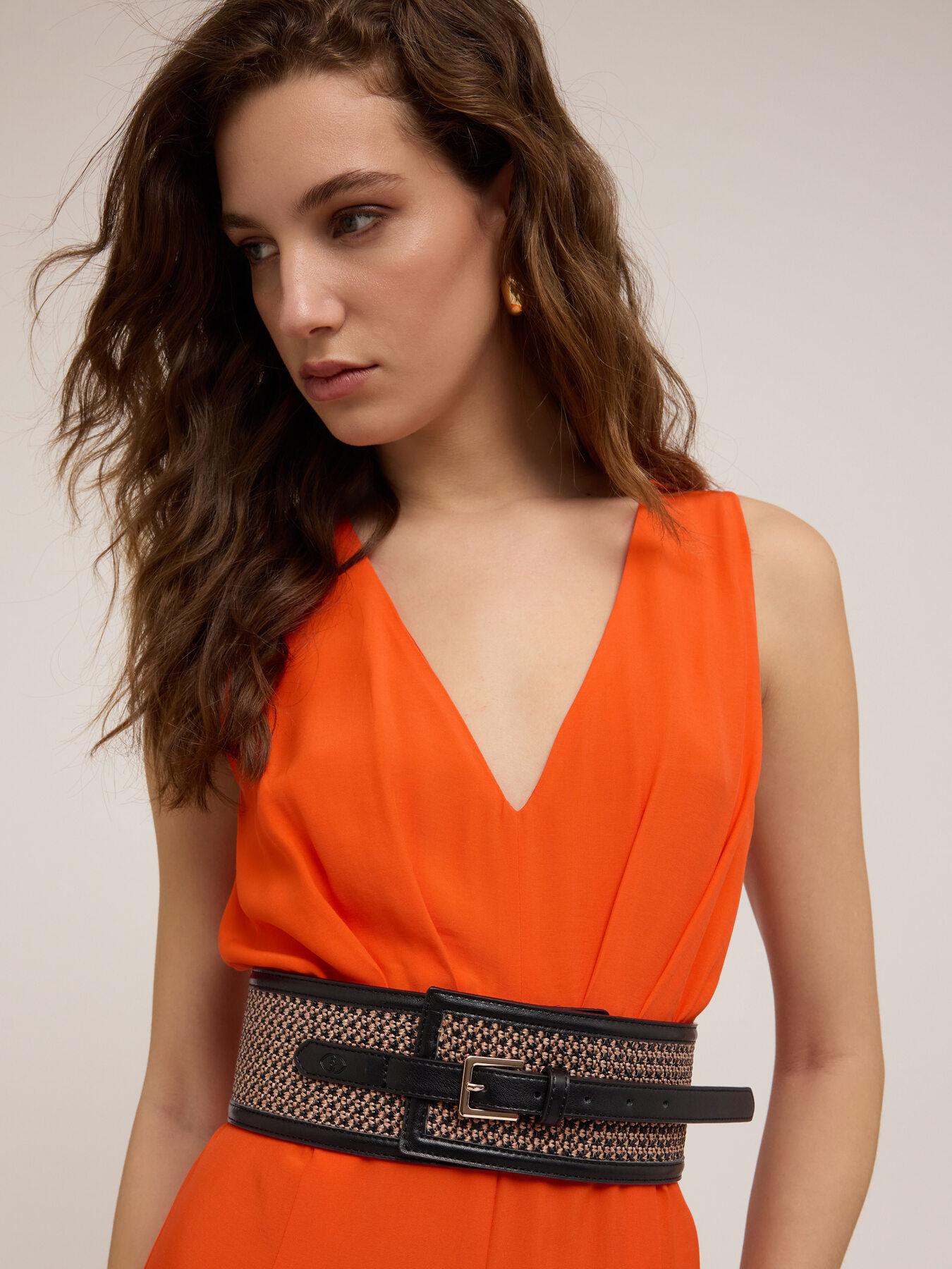 Cintura alta effetto stuoia image number 0