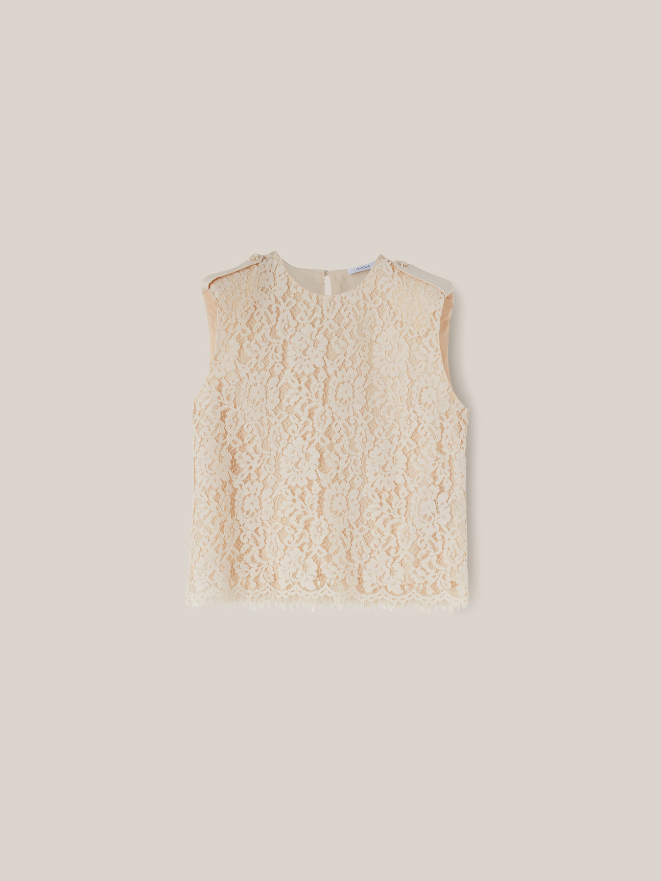 Top in pizzo macram&egrave; image number 3