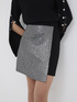Smart Couture metal mesh effect skirt image number 1