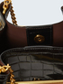 Croc embossed tote bag image number 4