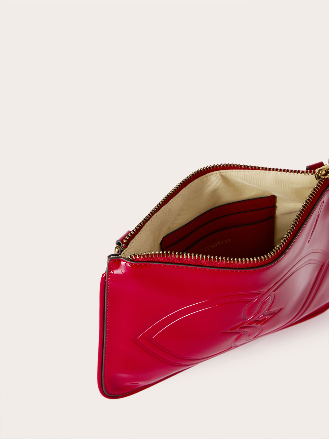 Busta piatta in tessuto spalmato lucido image number 4