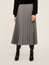 Pleated midi skirt image number 2
