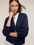 Fine-knit V-neck cardigan image number 3
