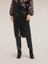 Midi pencil skirt with slit image number 2