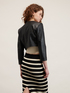 Bolero jacket in coated fabric image number 1