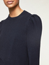 Crew-neck sweater with puff sleeves image number 2