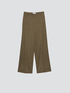 Solid colour palazzo trousers image number 3