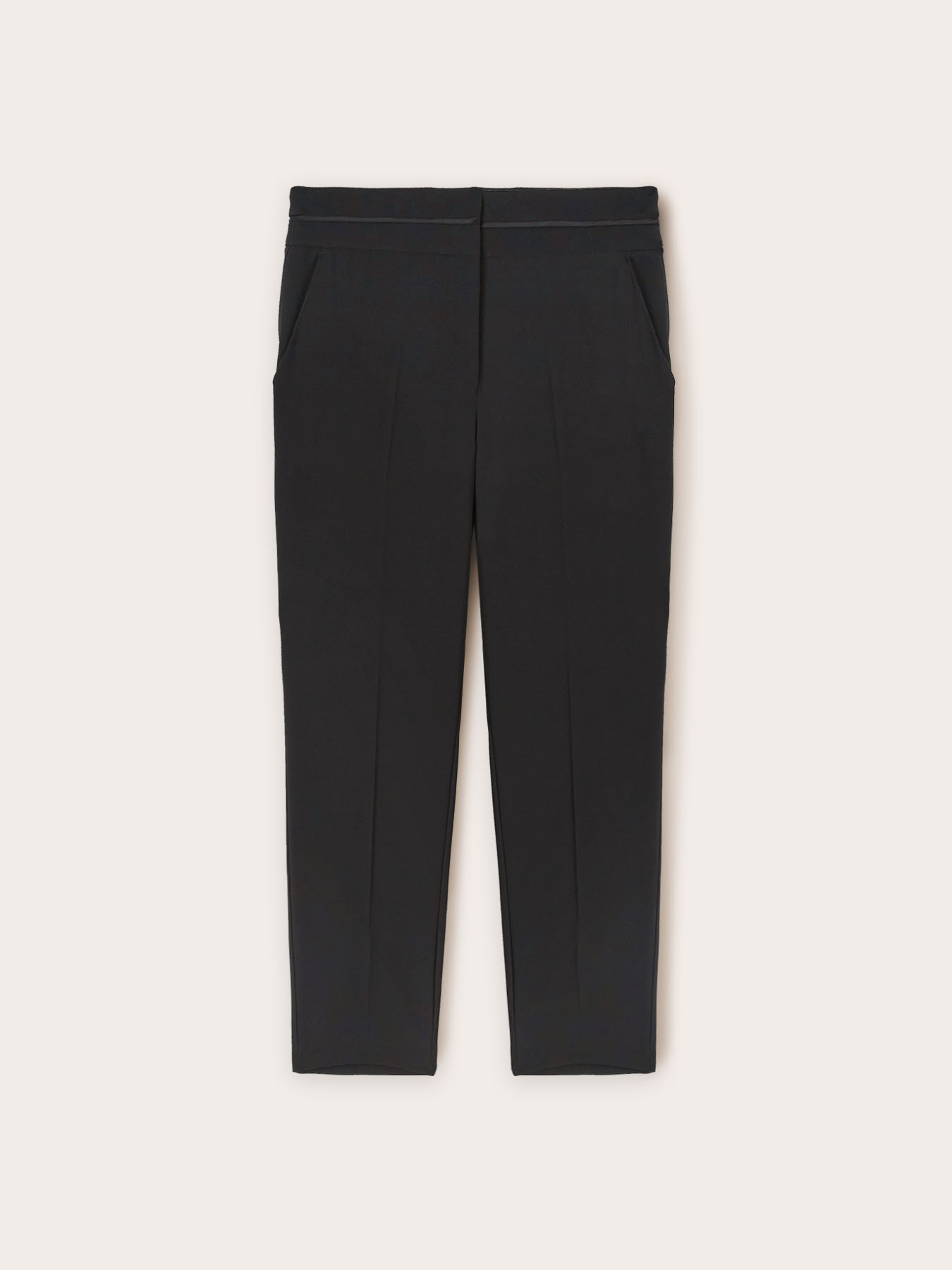 Pantaloni formali din material crep image number 4