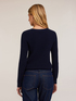 Pullover scollo tondo in cotone image number 1