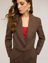 Check pattern spencer jacket image number 0