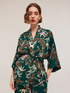Kimono con estampado dec&ograve; image number 0
