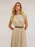 Rochie midi din jerseu lurex image number 2