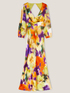 Kleid mit langen Ärmeln und floralem Muster image number 3