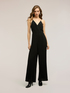 Langer Plissee-Jumpsuit aus Georgette image number 2