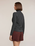 Knit turtleneck with crystal stones image number 1