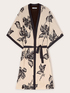 Patterned viscose kimono image number 4