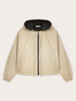 Reversible nylon short jacket image number 6