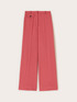 Pantalones palazzo fluidos con pliegue marcado image number 4
