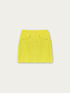 Solid colour short skirt with flap pockets image number 3