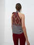 Flowing top with geometric print image number 2