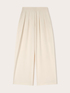 High-waisted palazzo pants with pleats image number 4