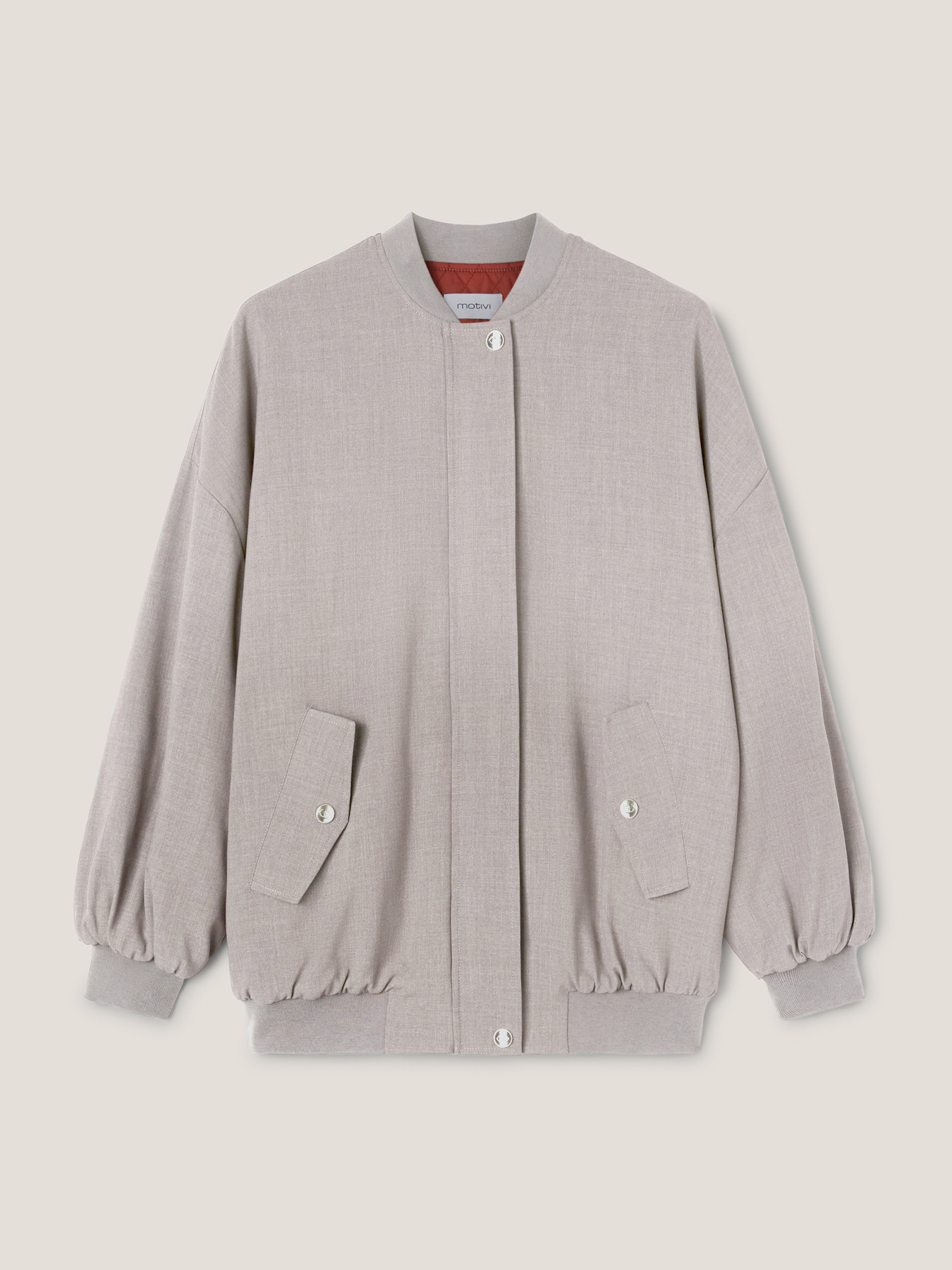 Lightweight padded bomber jacket image number 4