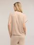 Laminated georgette shirt with pockets image number 1