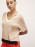 V-neck sweater with contrasting trims image number 2